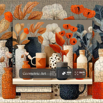 Geometrisches Kunstpuzzle 1000 Stücke